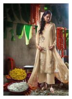 My Fashion Road Ganga Fashion Papillon Printed Cotton Linen Suit | C2238