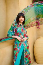 My Fashion Road Gul Ahmed The Floral World Lawn Unstitched Collection 2025 | C-52003