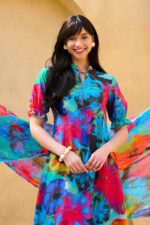 My Fashion Road Gul Ahmed The Floral World Lawn Unstitched Collection 2025 | CS-52002