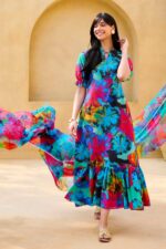 My Fashion Road Gul Ahmed The Floral World Lawn Unstitched Collection 2025 | CS-52002