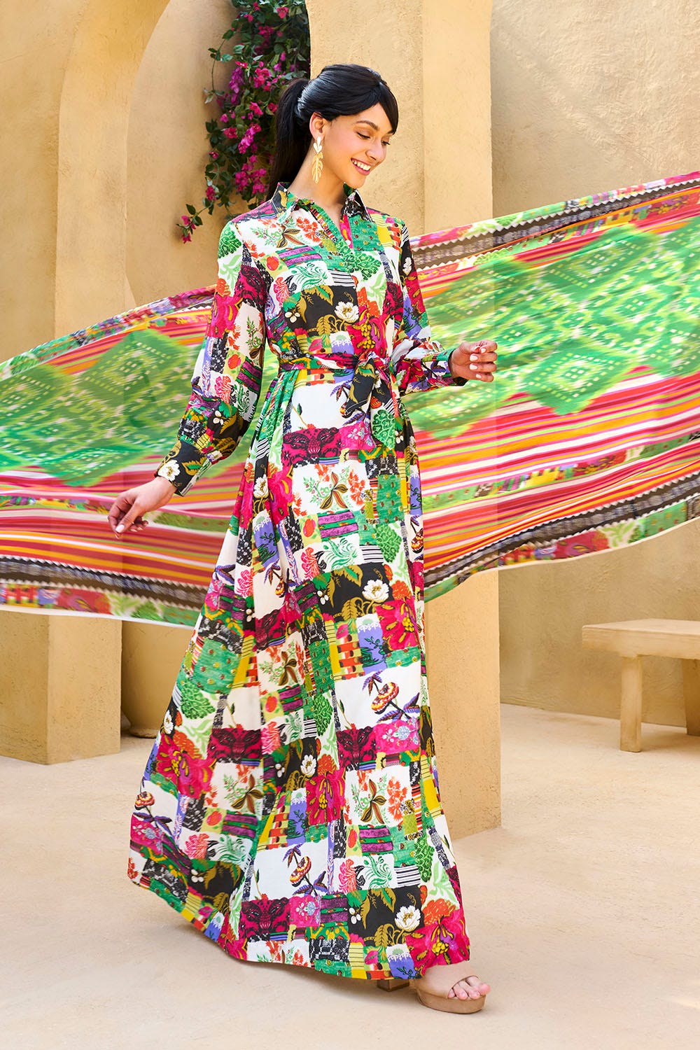 My Fashion Road Gul Ahmed The Floral World Lawn Unstitched Collection 2025 | BS-52004 My Fashion Road Gul Ahmed The Floral World Lawn Unstitched Collection 2025 | BS-52004