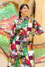 My Fashion Road Gul Ahmed The Floral World Lawn Unstitched Collection 2025 | BS-52004