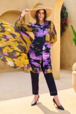 My Fashion Road Gul Ahmed The Floral World Lawn Unstitched Collection 2025 | CS-52005