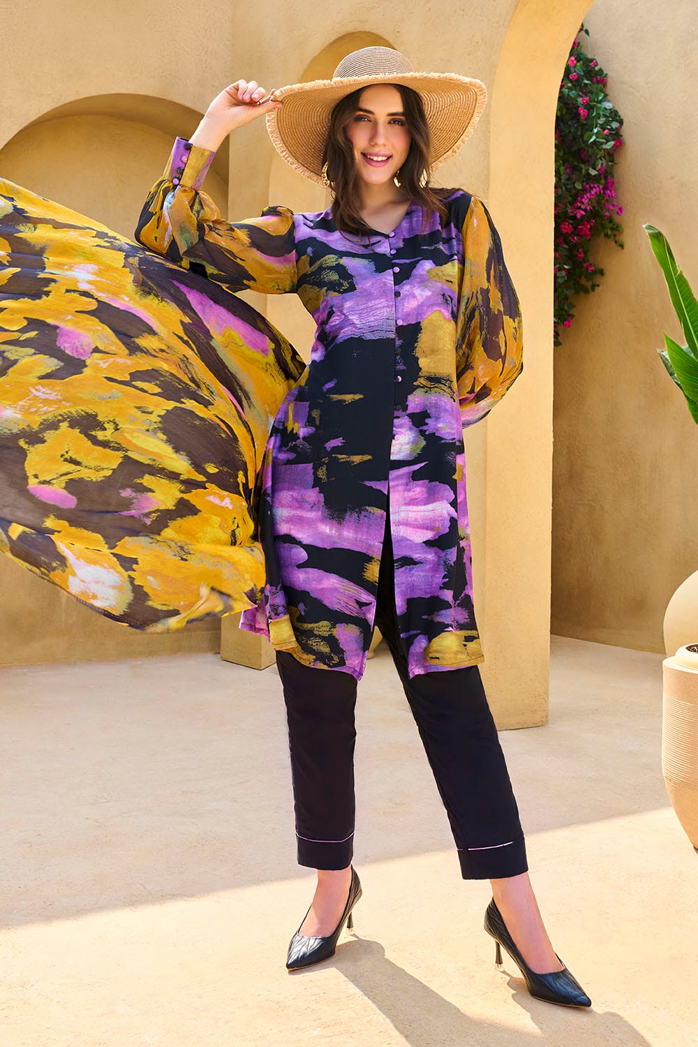 My Fashion Road Gul Ahmed The Floral World Lawn Unstitched Collection 2025 | CS-52005 My Fashion Road Gul Ahmed The Floral World Lawn Unstitched Collection 2025 | CS-52005