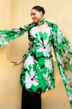 My Fashion Road Gul Ahmed The Floral World Lawn Unstitched Collection 2025 | C-52004