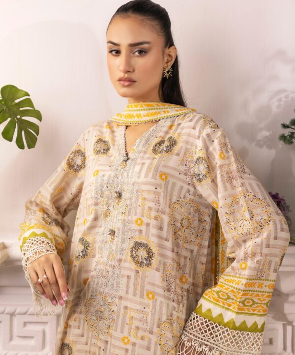 My Fashion Road Gul Ahmed Timeless Allure Lawn Unstitched Collection 2025 | CL 52343