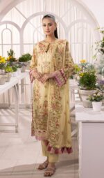 My Fashion Road Gul Ahmed Timeless Allure Lawn Unstitched Collection 2025 | CL 52098