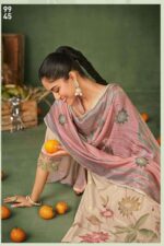 My Fashion Road Jay Vijay Aamras Designer Work Muslin Jacquard ladies Suit | 9945