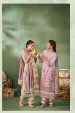 My Fashion Road Jay Vijay Aamras Designer Work Muslin Jacquard ladies Suit | 9941 My Fashion Road Jay Vijay Aamras Designer Work Muslin Jacquard ladies Suit | 9941