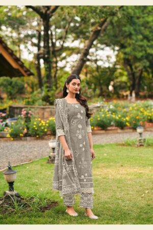 My Fashion Road Jay Vijay Parijat Fancy Wear Pure Cotton Latest Suit | 9681
