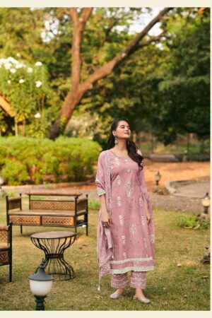 My Fashion Road Jay Vijay Parijat Fancy Wear Pure Cotton Latest Suit | 9682