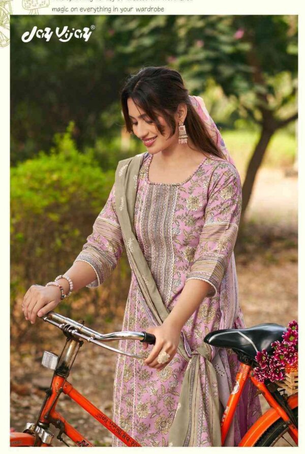 My Fashion Road Jay Vijay Safarnama Summer Wear Fancy Ladies Suit | 9652