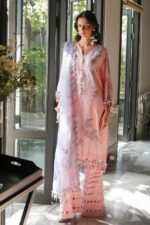 My Fashion Road Sana Safinaz Luxury Lawn Unstitched Collection 2025 | L251-001B-3CT