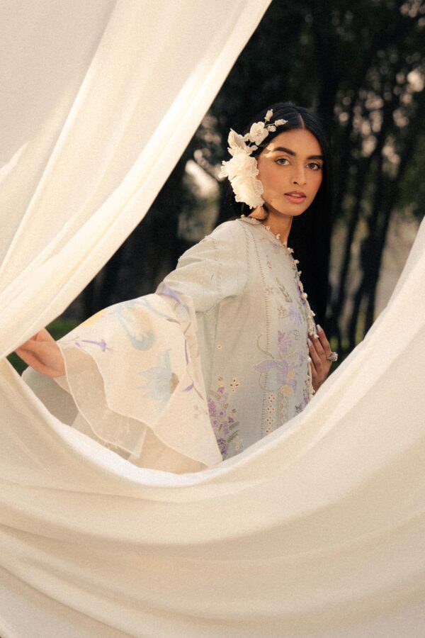 My Fashion Road Sana Safinaz Luxury Lawn Unstitched Collection 2025 | L251-003B-3DI