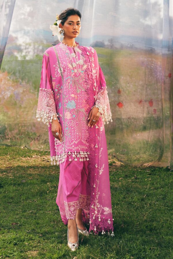 My Fashion Road Sana Safinaz Luxury Lawn Unstitched Collection 2025 | L251-005A-3CT