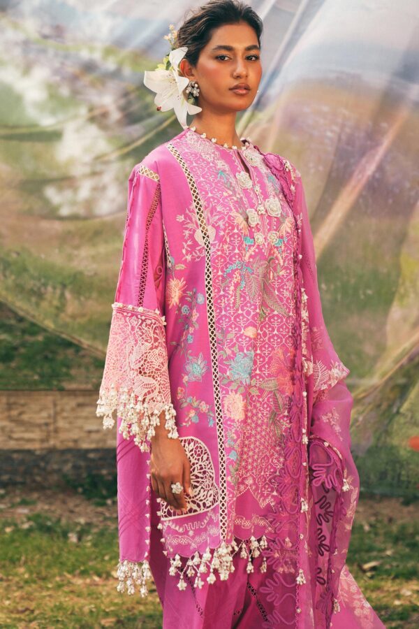 My Fashion Road Sana Safinaz Luxury Lawn Unstitched Collection 2025 | L251-005A-3CT