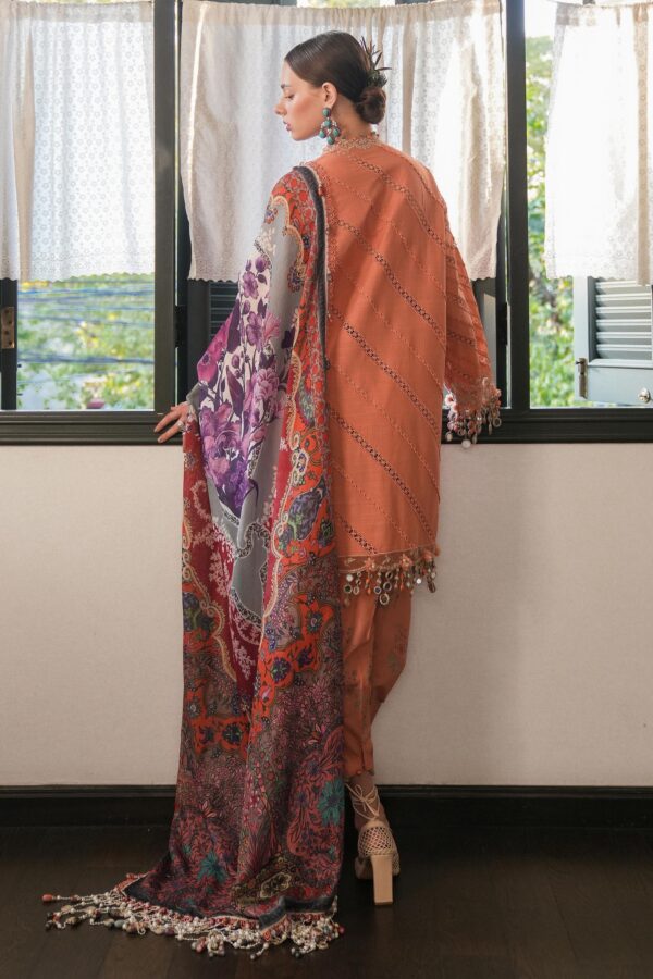 My Fashion Road Sana Safinaz Luxury Lawn Unstitched Collection 2025 | L251-007A-3CT