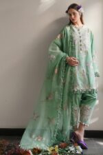 My Fashion Road Sana Safinaz Luxury Lawn Unstitched Collection 2025 | L251-008A-3CT My Fashion Road Sana Safinaz Luxury Lawn Unstitched Collection 2025 | L251-008A-3CT