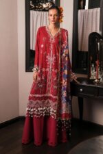 My Fashion Road Sana Safinaz Luxury Lawn Unstitched Collection 2025 | L251-009A-3DI My Fashion Road Sana Safinaz Luxury Lawn Unstitched Collection 2025 | L251-009A-3DI