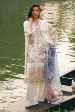 My Fashion Road Sana Safinaz Luxury Lawn Unstitched Collection 2025 | L251-010B-3DI