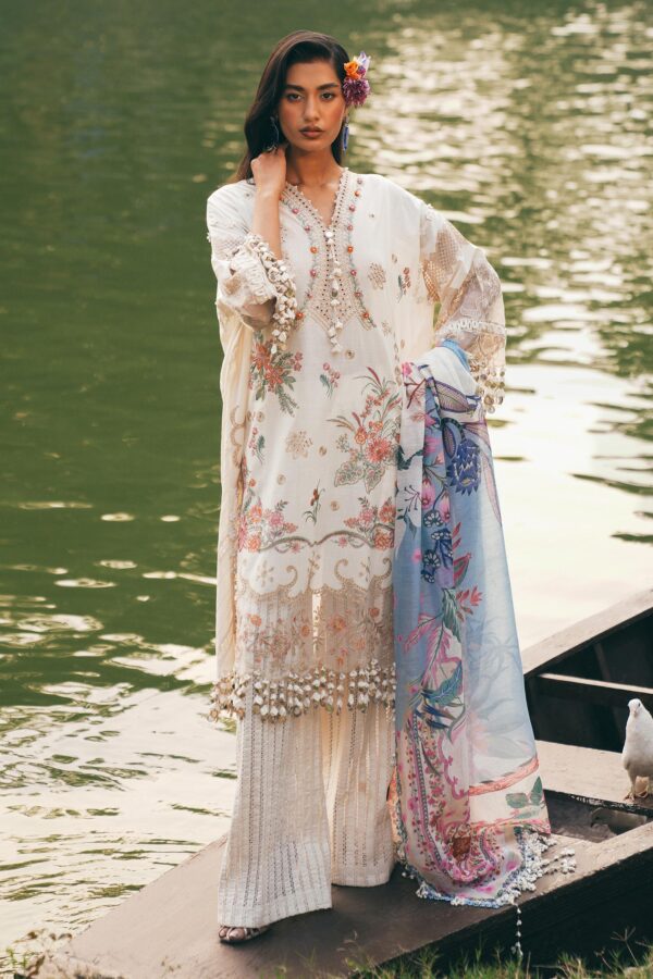 My Fashion Road Sana Safinaz Luxury Lawn Unstitched Collection 2025 | L251-010B-3DI