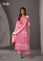 My Fashion Road Omtex Cherry Fancy Work Linen Cotton Dress | 7091 – B