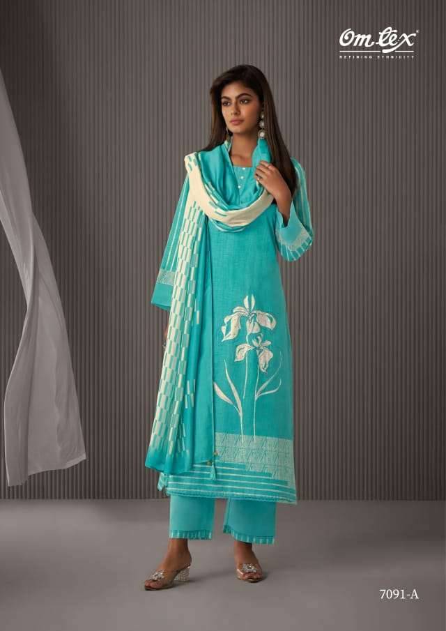 My Fashion Road Omtex Cherry Fancy Work Linen Cotton Dress | 7091 – A My Fashion Road Omtex Cherry Fancy Work Linen Cotton Dress | 7091 – A