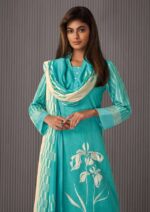 My Fashion Road Omtex Cherry Fancy Work Linen Cotton Dress | 7091 – A