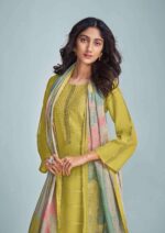 My Fashion Road Omtex Grebe Trendy Wear Linen Jacquard Suit | 7311 – D