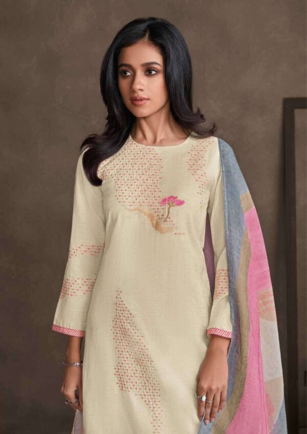 My Fashion Road Omtex Rizel Exclusive Cotton Jacquard Suit Latest Summer Suits | 7411 – B