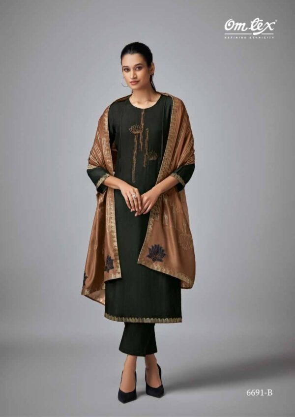 My Fashion Road Omtex Sugandha Fancy Silk Suit | 6691 – B