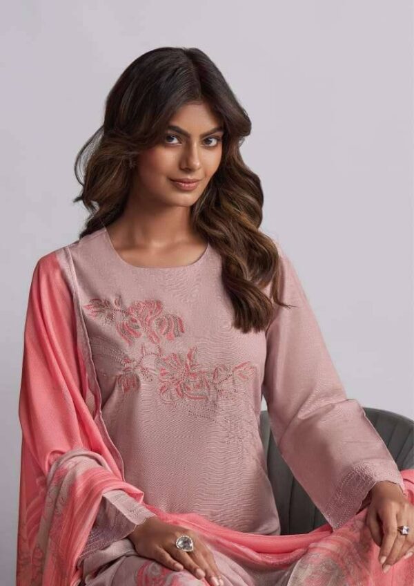 My Fashion Road Omtex Traditional Trends Exclusive Fancy Linen Cotton Suit | 7011 – A