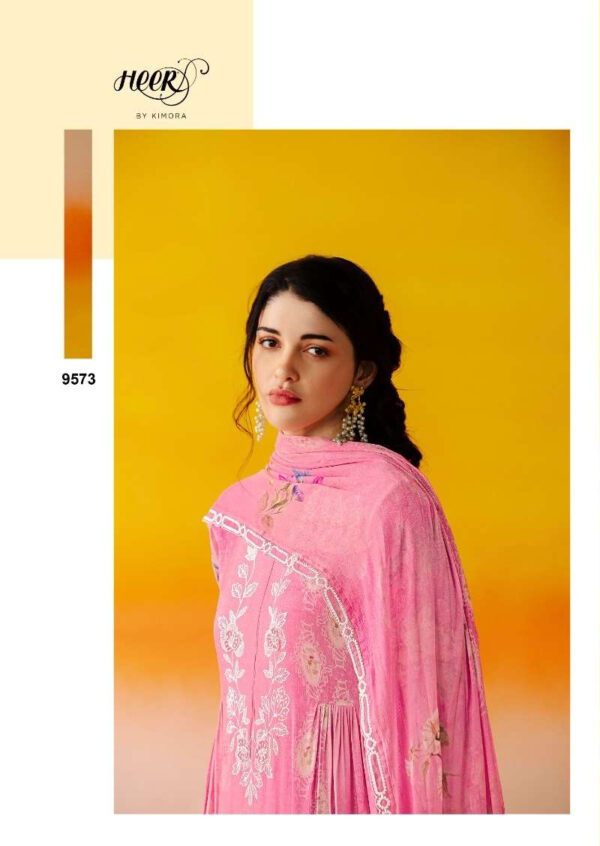 My Fashion Road Kimora Heer Guldasta Designer Muslin Suit | 9573