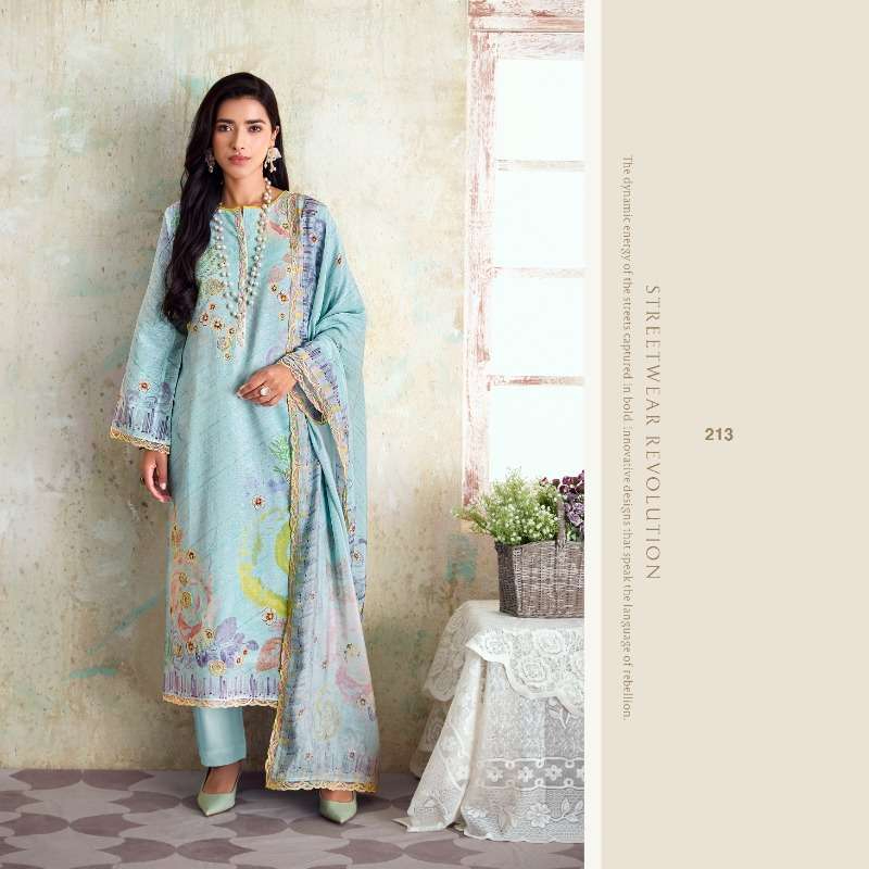 My Fashion Road Kimora Sohni Spring Exclusive Pure Linen Ladies Suit | 213 My Fashion Road Kimora Sohni Spring Exclusive Pure Linen Ladies Suit | 213