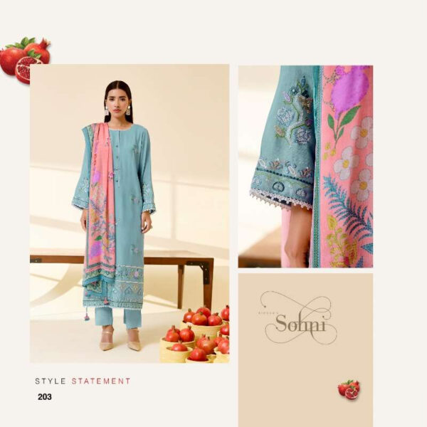 My Fashion Road Kimora Sohni Anaar Muslin Salwar Suit | 203