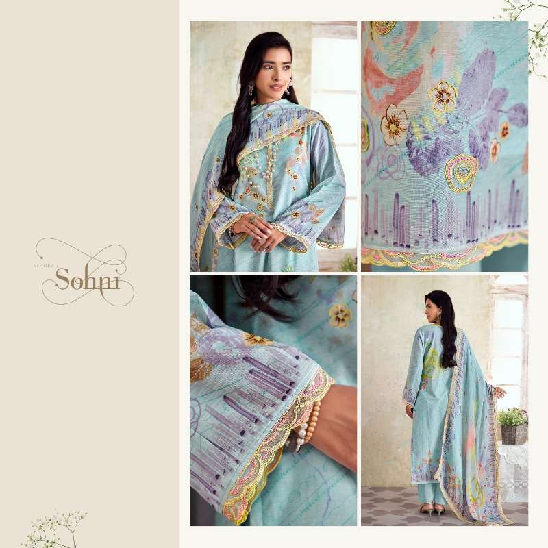 My Fashion Road Kimora Sohni Spring Exclusive Pure Linen Ladies Suit | 213 My Fashion Road Kimora Sohni Spring Exclusive Pure Linen Ladies Suit | 213