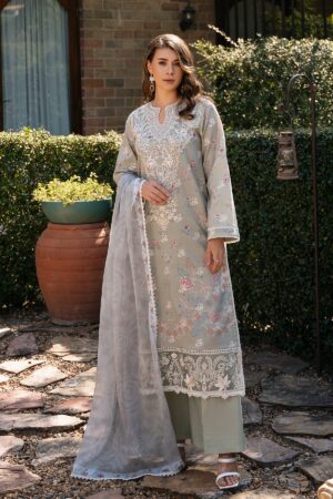 My Fashion Road Damask by Afrozeh Lawn Collection Suit 2025 | Maelis A