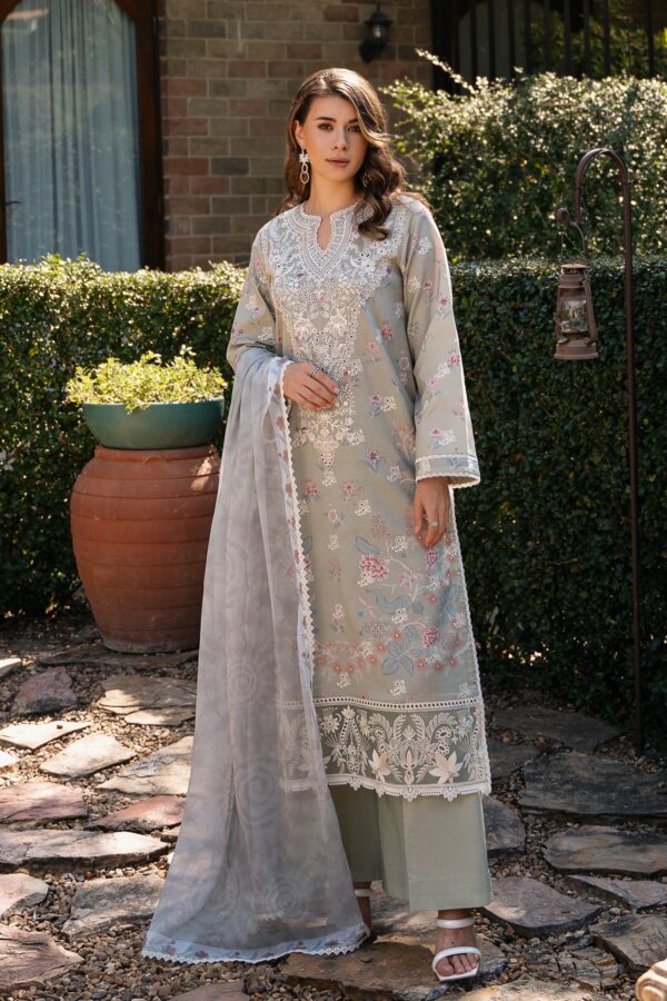 My Fashion Road Damask by Afrozeh Lawn Collection Suit 2025 | Maelis A