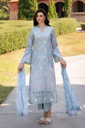 My Fashion Road Damask by Afrozeh Lawn Collection Suit 2025 | Maelis B