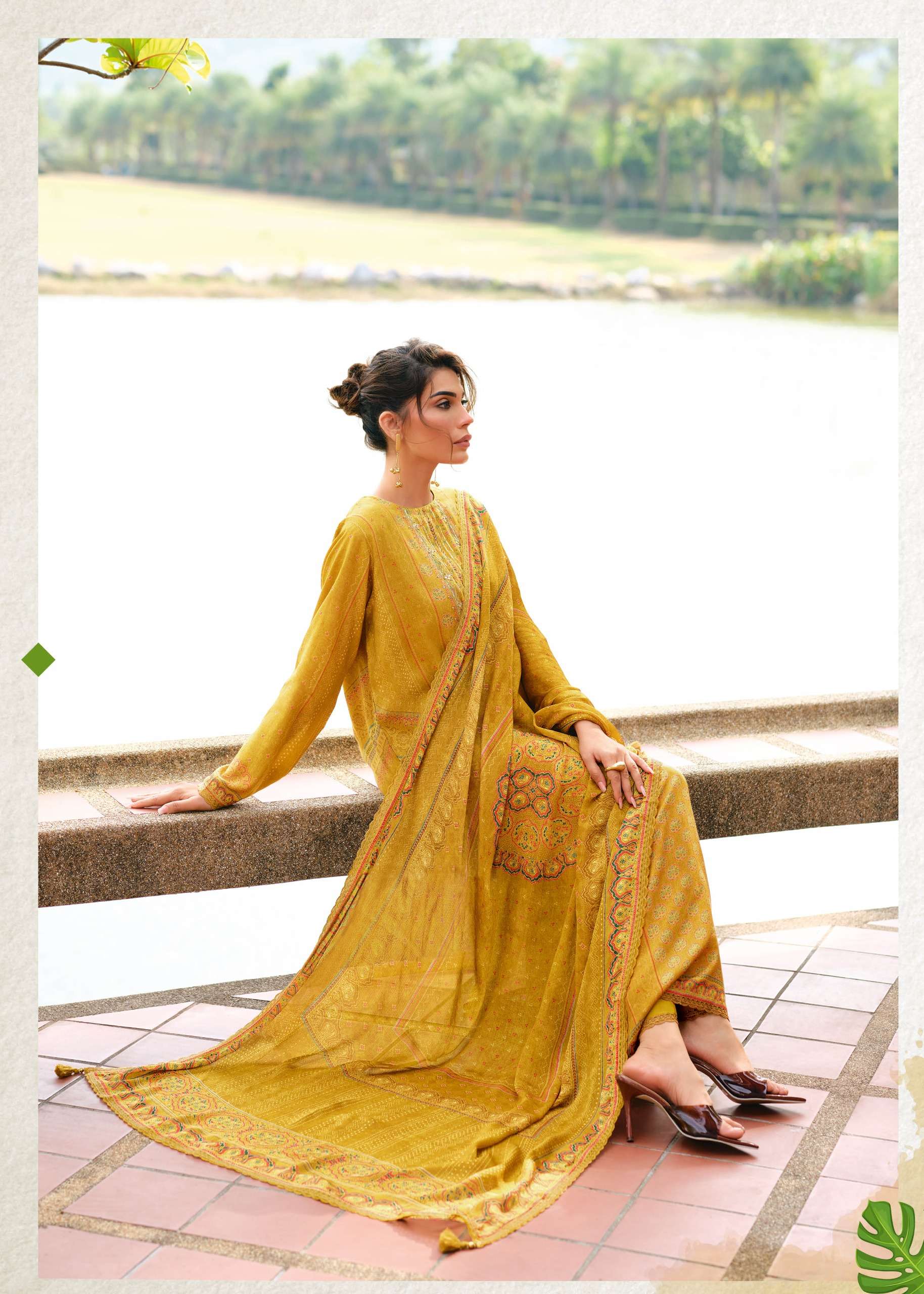 My Fashion Road Varsha Ajrakh Vol 2 Fancy Muslin Suit | AK – 01 My Fashion Road Varsha Ajrakh Vol 2 Fancy Muslin Suit | AK – 01