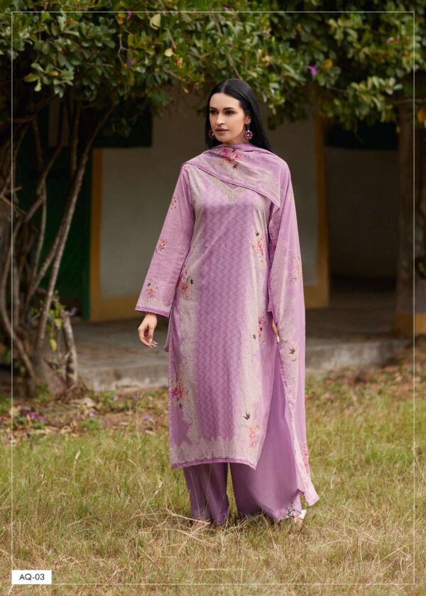My Fashion Road Varsha Aqua Premium Design Cotton Salwar Suit | AQ – 03