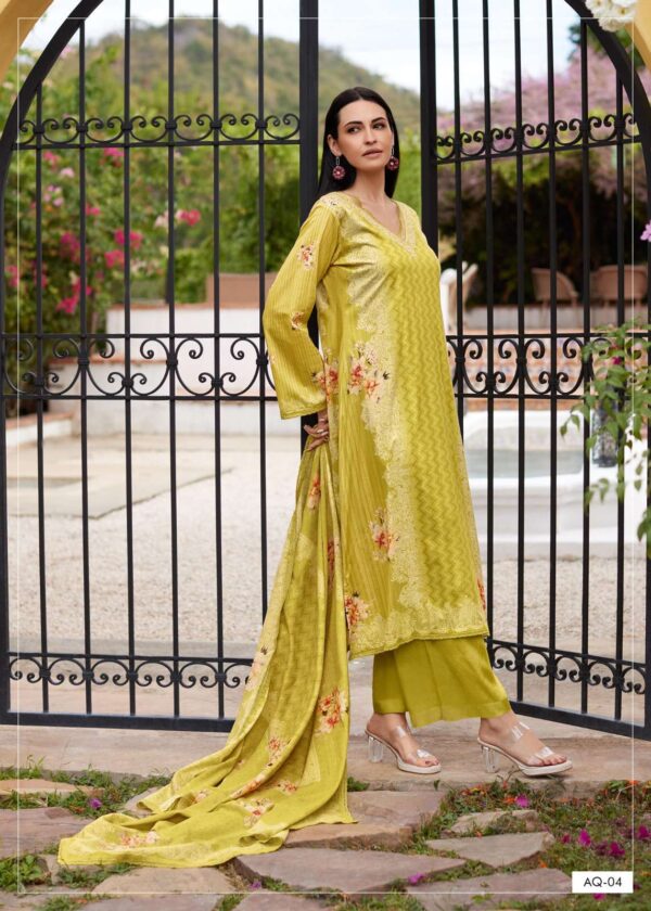 My Fashion Road Varsha Aqua Premium Design Cotton Salwar Suit | AQ – 04