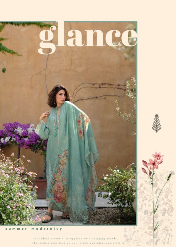 My Fashion Road Varsha Bianca Exclusive Designer Muslin Suit | BN – 01