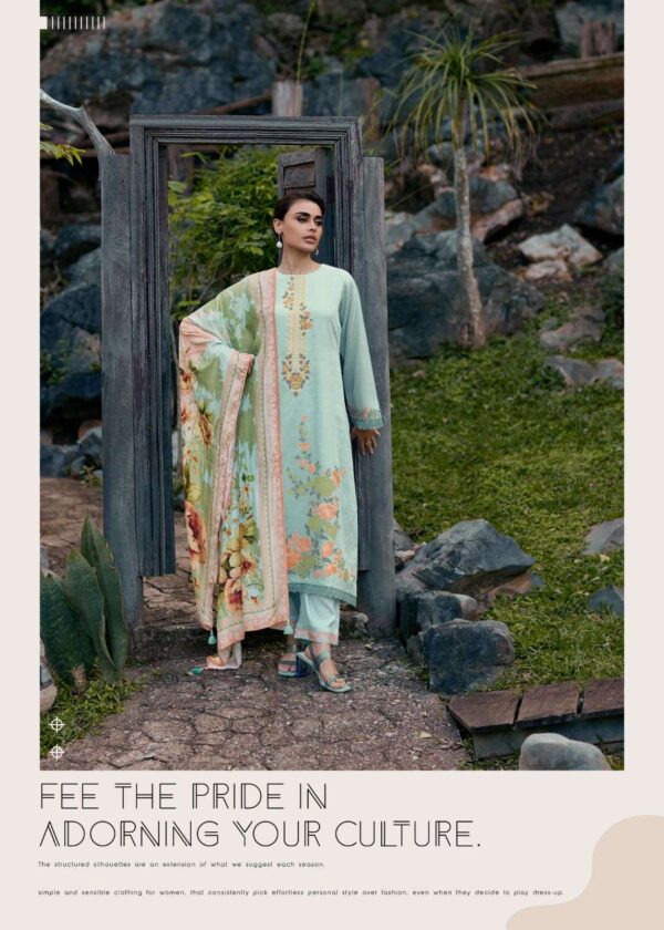 My Fashion Road Varsha Bliss Exclusive Fancy Woven Linen Suit | BS – 01