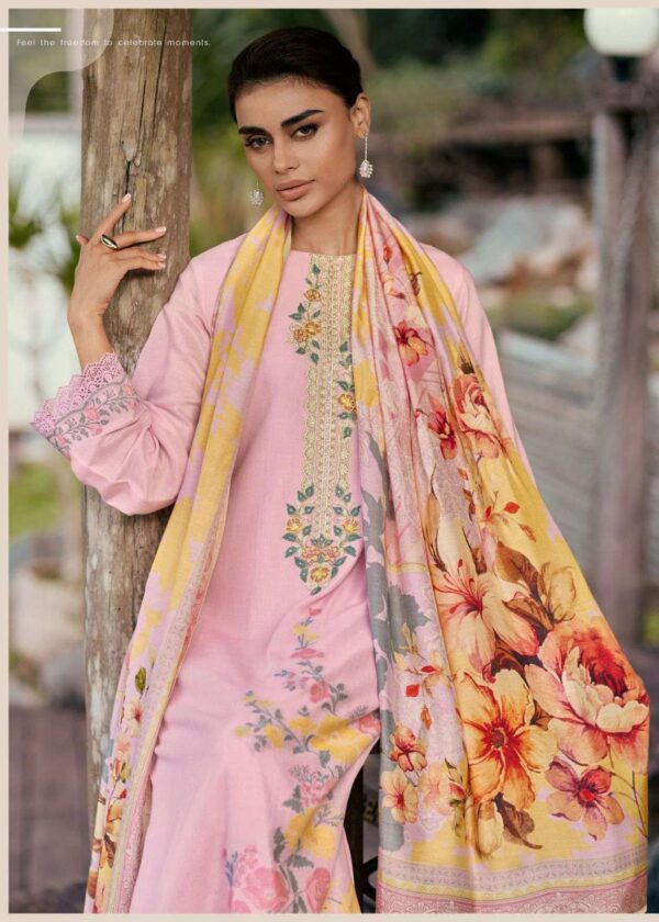 My Fashion Road Varsha Bliss Exclusive Fancy Woven Linen Suit | BS – 03