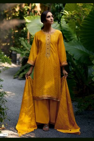 My Fashion Road Varsha Cora Exclusive Designer Muslin Suit | CR – 01