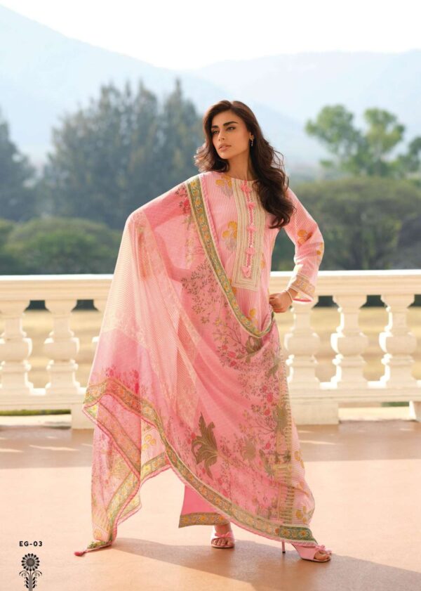 My Fashion Road Varsha Enigma Designer Printed Cotton Fancy Suit | EG – 03