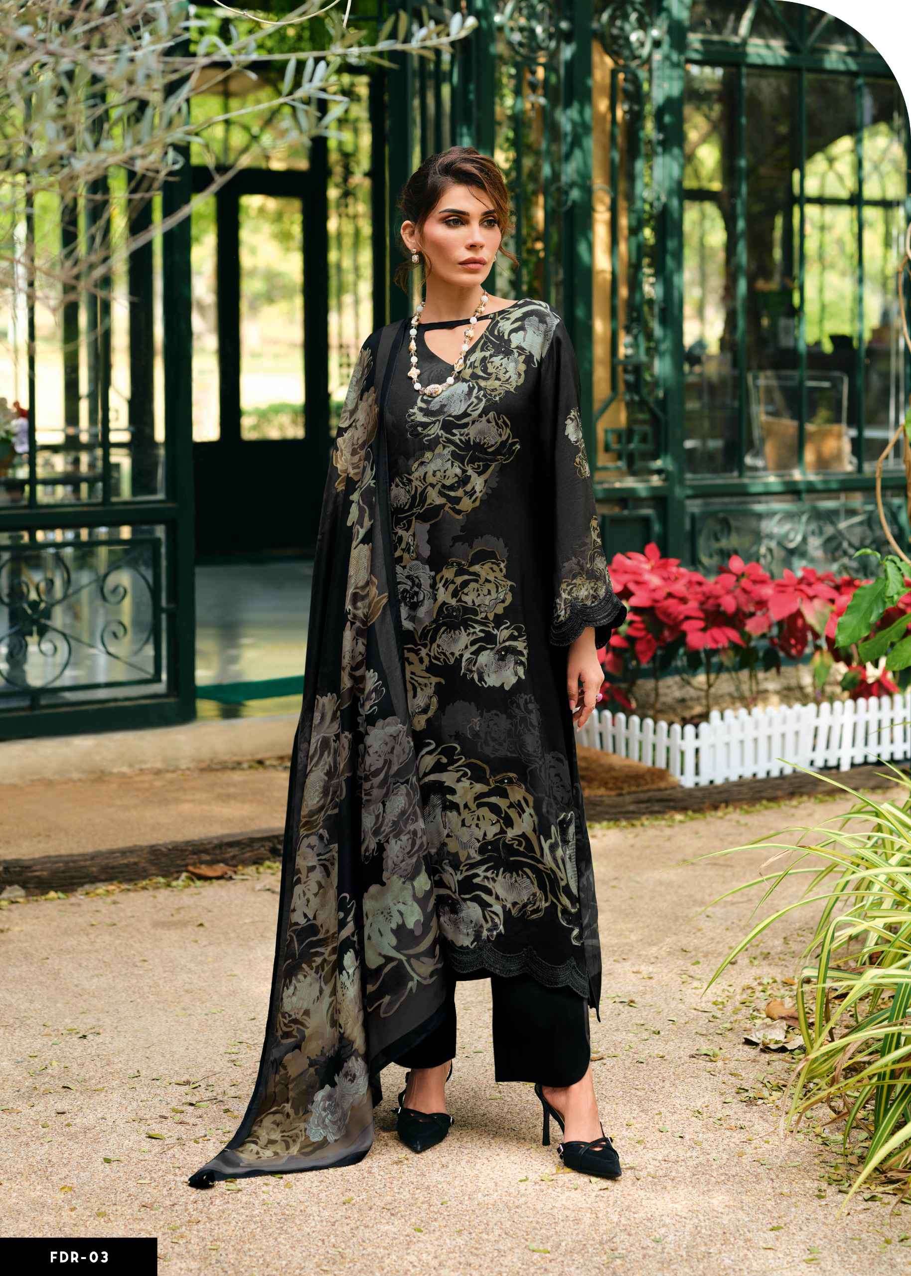 My Fashion Road Varsha Fil De Rose Designer Exclusive Muslin Ladies Suit | FDR- 03 My Fashion Road Varsha Fil De Rose Designer Exclusive Muslin Ladies Suit | FDR- 03