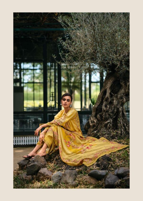 My Fashion Road Varsha Jardin En Soie Digital Prints Viscose Muslin Suit | JES – 01