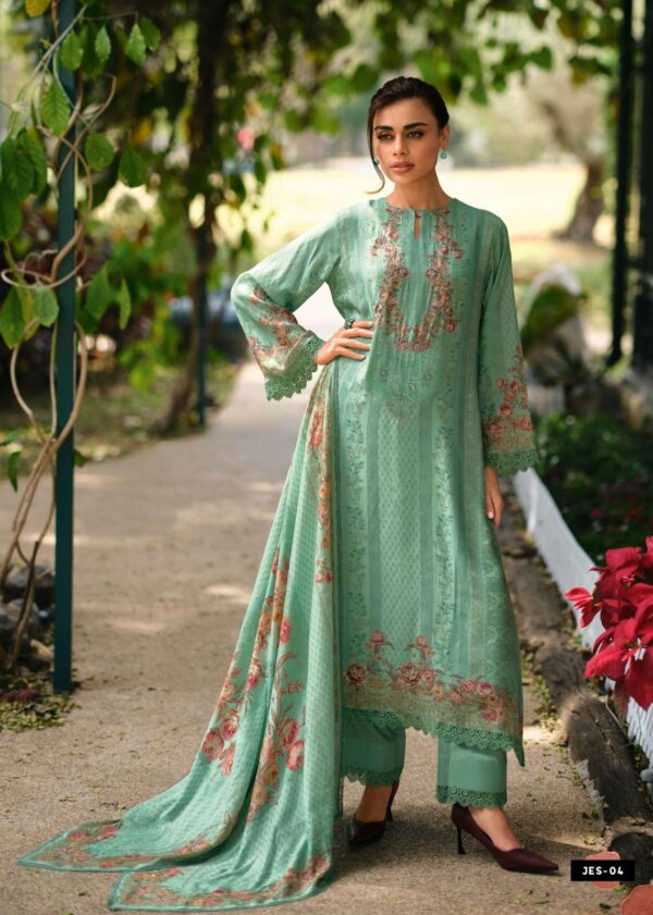 My Fashion Road Varsha Jardin En Soie Digital Prints Viscose Muslin Suit | JES – 04